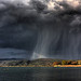 Weather Bulletin: today waterfall from the clouds